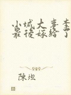 小城大事李秋萍最后嫁给了谁封面