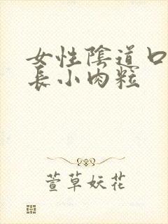 女性阴道口内侧长小肉粒