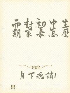 面对初中生叛逆期家长怎么办