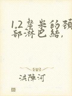 1.2厘米的颈部淋巴结,