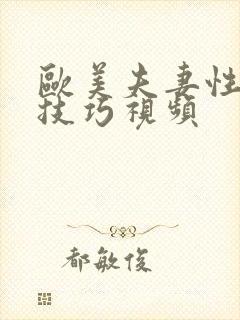 欧美夫妻性生活技巧视频