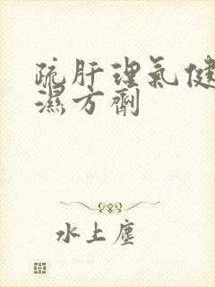 疏肝理气健脾祛湿方剂