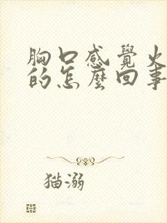 胸口感觉火辣辣的怎么回事