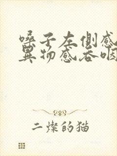 嗓子左侧感觉有异物感吞咽疼封面