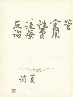 反流性食管炎的治疗费用