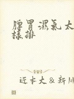 脾胃湿气太重怎样排封面