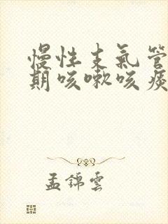 慢性支气管炎长期咳嗽咳痰怎么办吃什么药