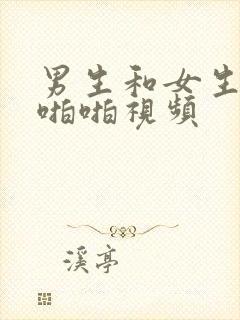 男生和女生一起啪啪视频