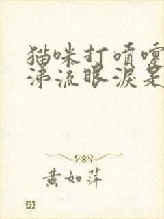 猫咪打喷嚏流鼻涕流眼泪是怎么回事