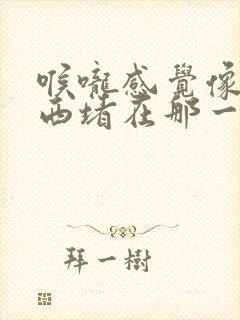 喉咙感觉像有东西堵在那一样