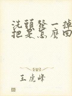 洗头发一掉一大把是怎么回事