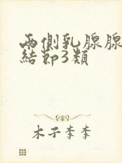 两侧乳腺腺病伴结节3类