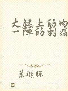 大腿上的肉一阵一阵的刺痛