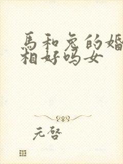 马和兔的婚配属相好吗女