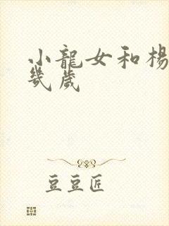 小龙女和杨过差几岁