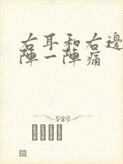 右耳和右边头一阵一阵痛封面