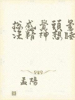 总感觉头晕乏力没精神想睡觉