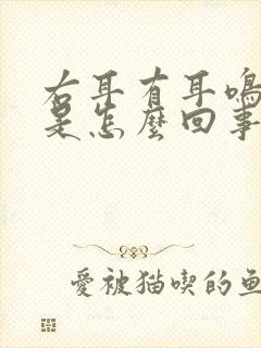 右耳有耳鸣现象是怎么回事