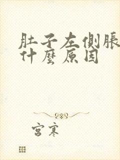 肚子左侧胀疼是什么原因