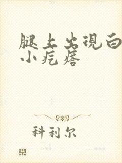 腿上出现白色的小疙瘩