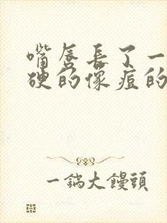 嘴唇长了一个硬硬的像痘的包封面