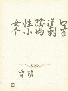 女性阴道口有一个小肉刺有点样