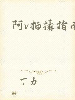 阿v拍摄指南