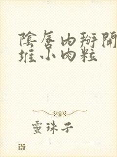 阴唇内掰开有一堆小肉粒