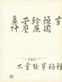 鼻子干燥有点血什么原因封面