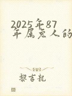 2025年87年属兔人的全年运势如何