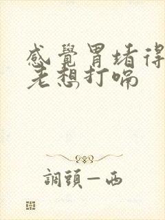 感觉胃堵得慌还老想打嗝