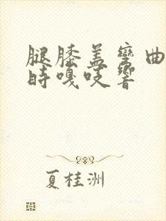 腿膝盖弯曲伸直时嘎吱响封面