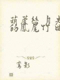 葫芦丝 月光下的凤尾竹 曲谱