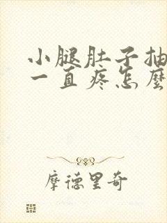 小腿肚子抽筋后一直疼怎么回事