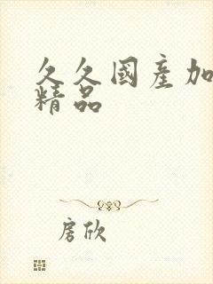 久久国产加勒比精品