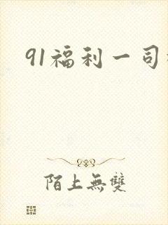 91福利一司机