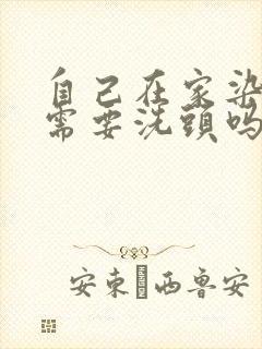 自己在家染发前需要洗头吗