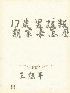 17岁男孩叛逆期家长怎么办