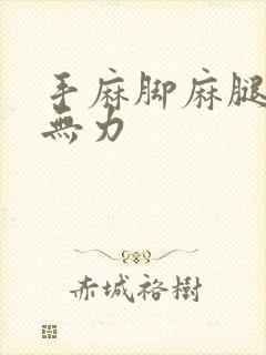 手麻脚麻腿酸软无力