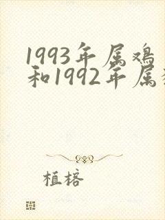 1993年属鸡和1992年属猴姻缘怎么样