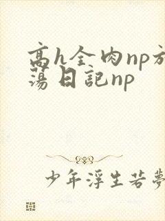 高h全肉np放荡日记np