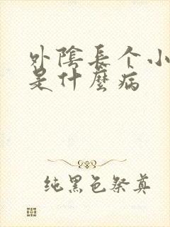 外阴长个小疙瘩是什么病