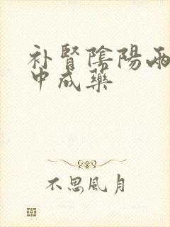 补肾阴阳两虚的中成药