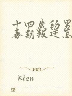 十四岁的男孩青春期叛逆怎么办