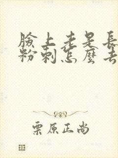 脸上老是长闭口粉刺怎么去除