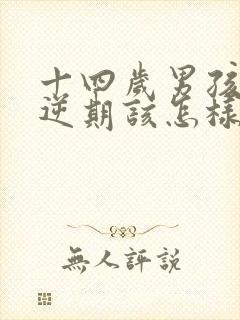 十四岁男孩子叛逆期该怎样沟通