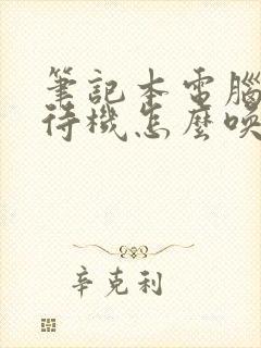 笔记本电脑黑屏待机怎么唤醒