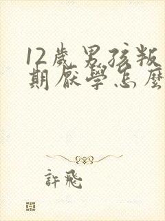 12岁男孩叛逆期厌学怎么办