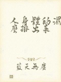 人身体的湿气怎么排出来