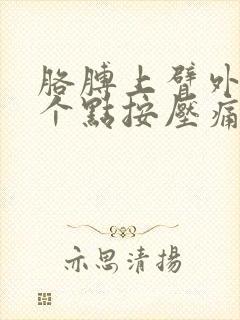 胳膊上臂外侧有个点按压痛